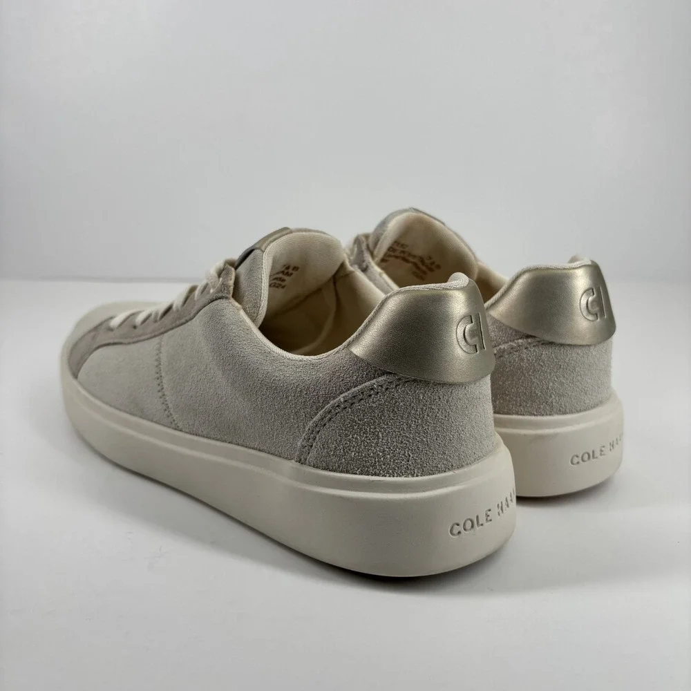 Cole Haan Grand Crosscourt Coaster Women's‎ US 7.5B Ivory/Dove Sneaker W32152